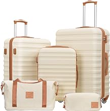 Coolife Suitcase Set 3 Piece Luggage Set Carry On Hardside Luggage wit — Key features at a glance