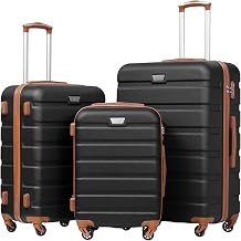 Coolife Luggage 3 Piece Set Suitcase Spinner Hardshell Lightweight TSA — How the options on this page compare